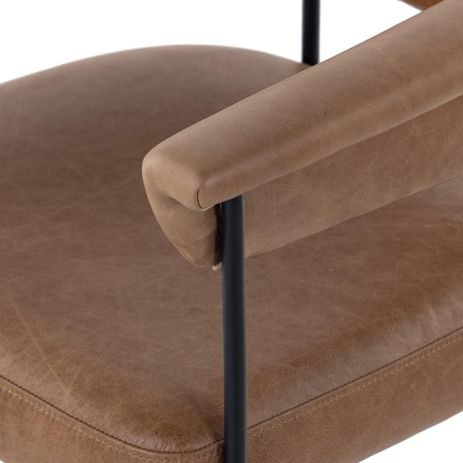 Carrie Bar Stool - Chaps Saddle by Four Hands