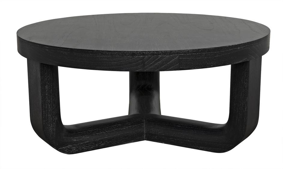 Joel Coffee Table, Cinder Black by Noir Furniture