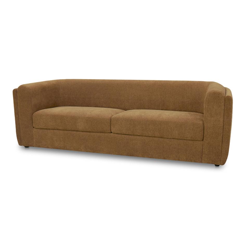 Alora Sofa Fabric Ochre Brown by Moes Home