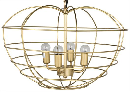 Mo Pendant, Metal with Brass Finish by Noir Furniture