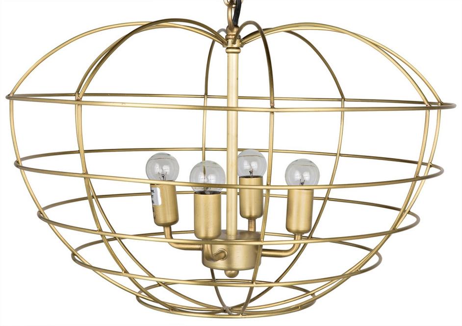 Mo Pendant, Metal with Brass Finish by Noir Furniture