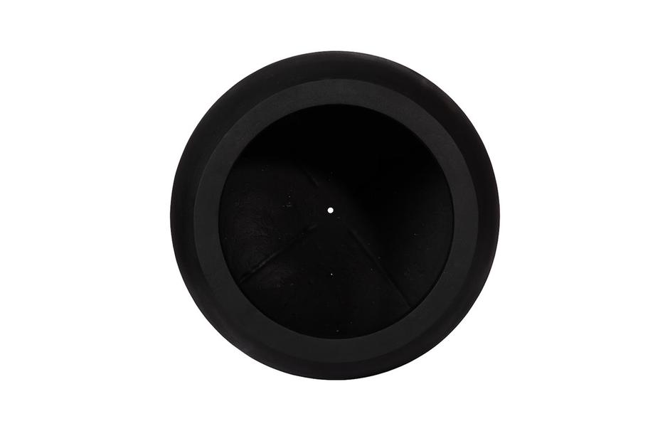 Rounded Planter, Large, Black by Phillips Collection