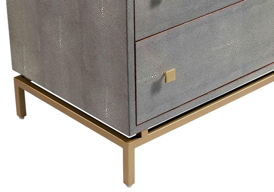Pesce Shagreen Nightstand by tov furniture