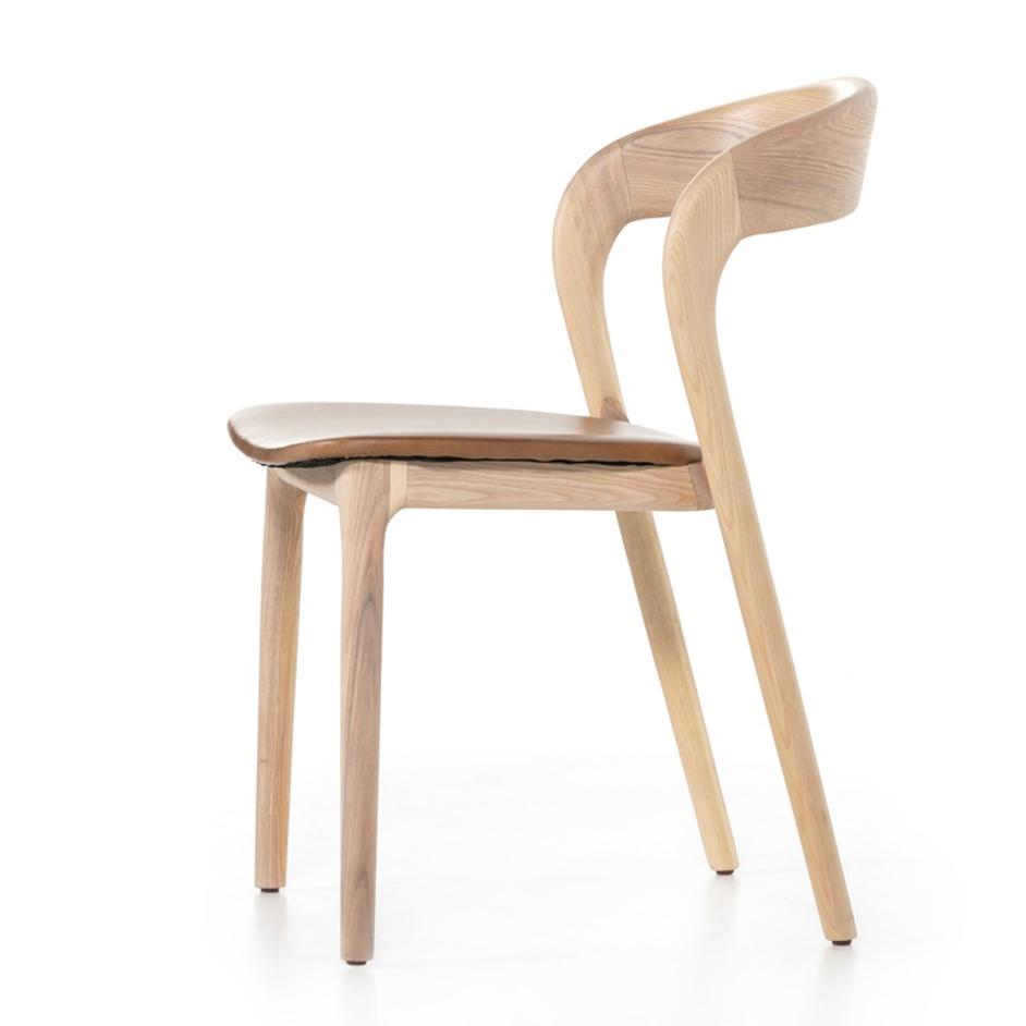 Amare Dining Chair In Sonoma Butterscotch by FOUR HANDS