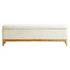 Diascia Bench | White - Cream by Cyan Design