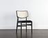 Annex Dining Chair - Black - Velvet Black by Sunpan