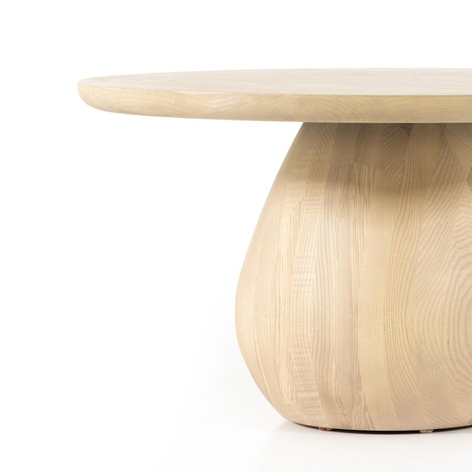 Merla Wood Bunching Table - Light Natural Ash Veneer by Four Hands