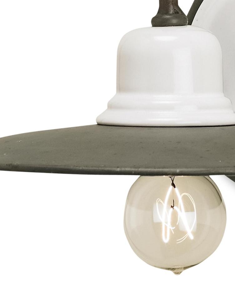 Eastleigh Wall Sconce In Hiroshi Gray & White by Currey & Company