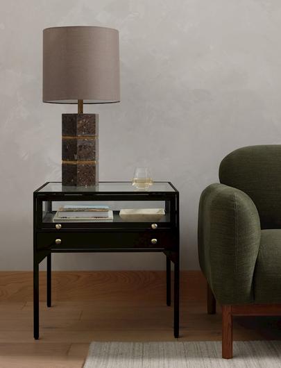 Vachon Shadow Box End Table by FOUR HANDS
