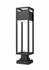 Barwick 1 Light Outdoor Pier Mounted Fixture in Black Finish by Z-Lite