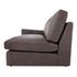 Thurlow Left Arm Facing Chair Espresso Brown Leather by Moes Home