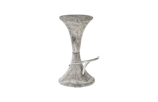 Butterfly Bar Stool, Grey Stone  by PHILLIPS COLLECTION