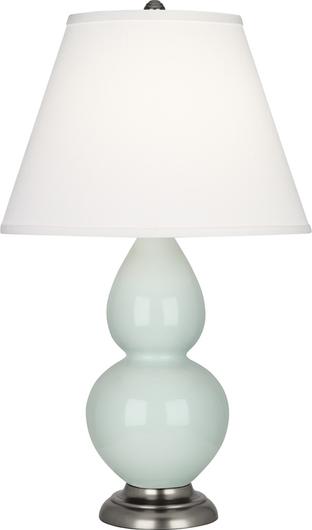 Celadon Small Double Gourd Accent Lamp by Robert Abbey