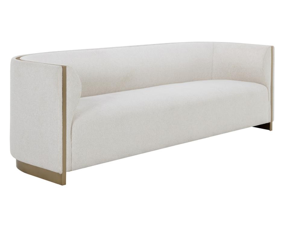 LARRON SOFA - RHEA LIGHT BARLEY by Sunpan