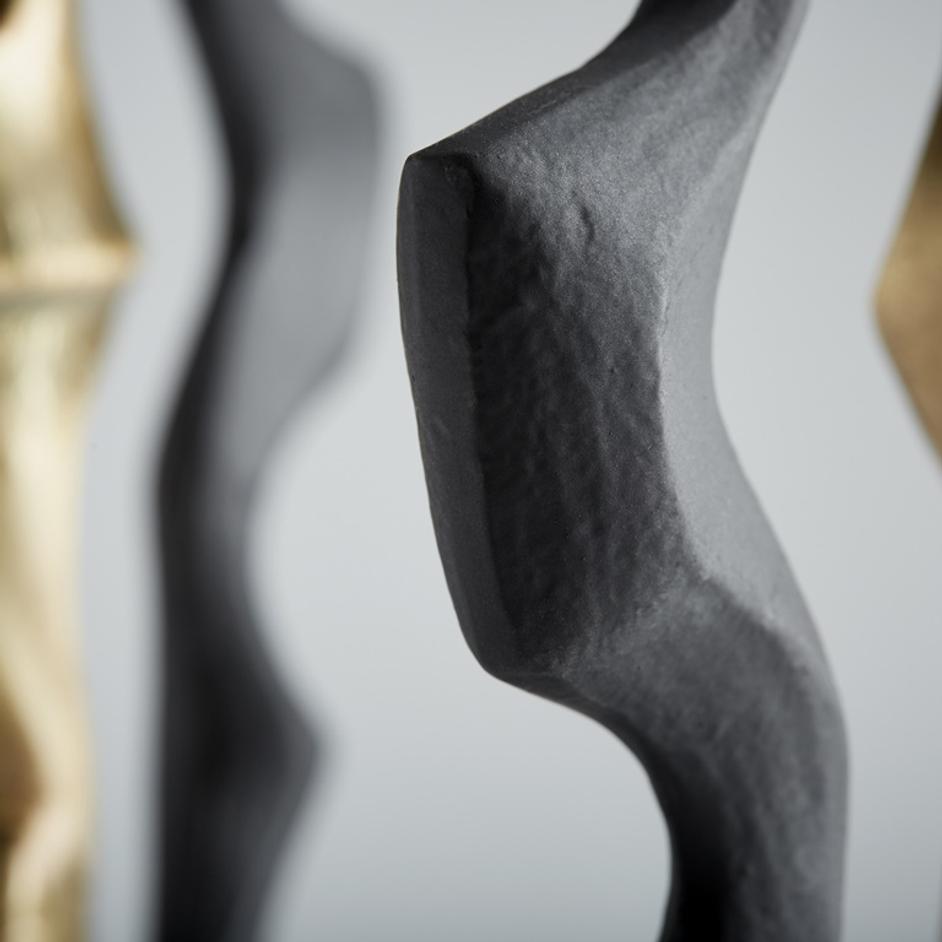 Britons Sculpture in Antique Brass and Black by Cyan Design