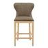 Dorsey Fabric Counter Stool, Pasadena Taupe by New Pacific Direct