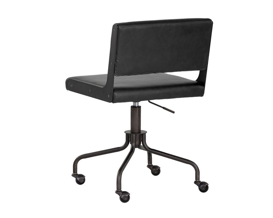 Davis Office Chair - Black - Black by Sunpan