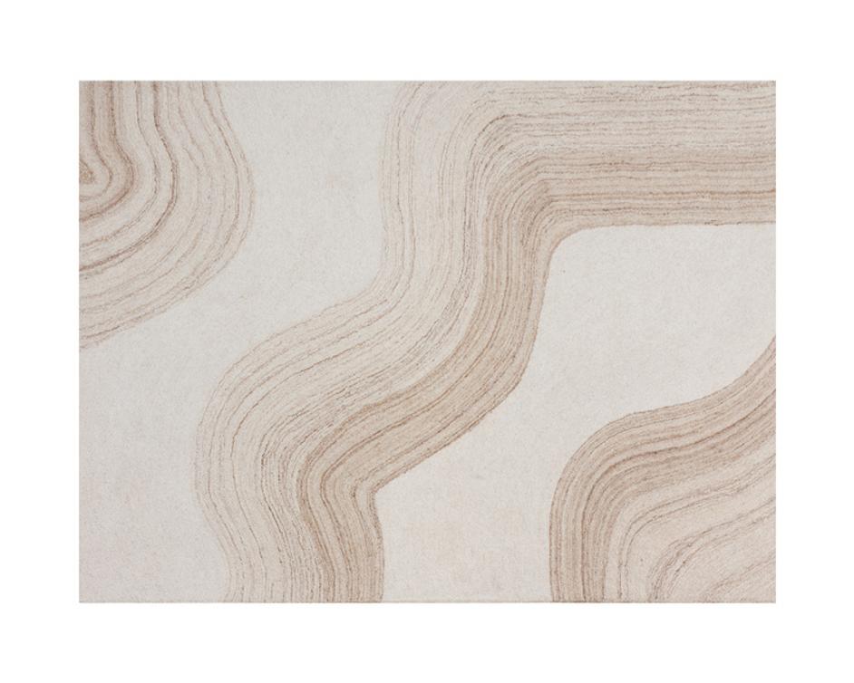 SANIBEL HAND-TUFTED RUG - IVORY / BEIGE - 9' X 12' by Sunpan