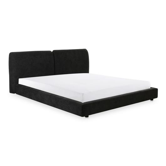 Zeppelin King Bed Heather Black by Moes Home