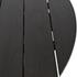 Alameda 53" Outdoor Round Dining Table Black by Classic Home