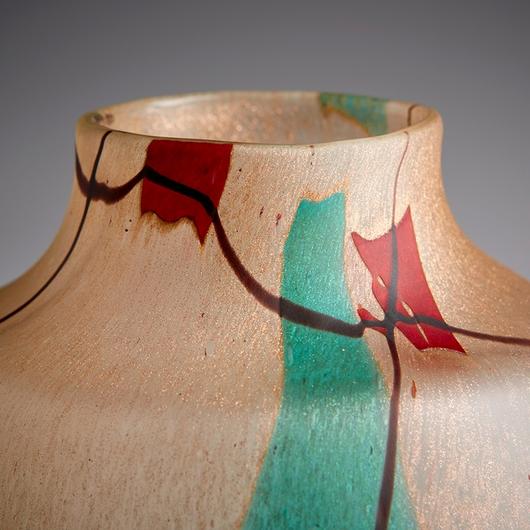 Cuzco Vase in Amber by Cyan Design