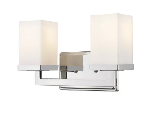Tidal 2 Light Vanity  in Chrome Finish by Z-Lite