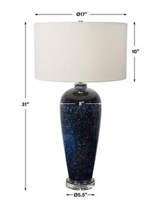Stargazer Cobalt Navy Table Lamp by Uttermost
