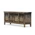 Hitchens Media Console In Worn Black by FOUR HANDS