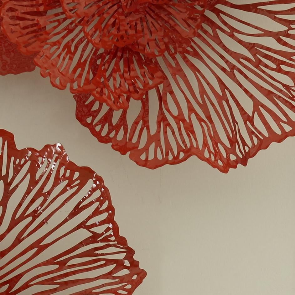 Flower Wall Art, Coral, MD by PHILLIPS COLLECTION