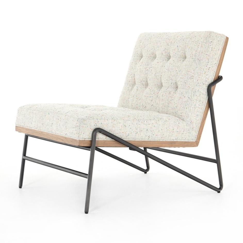 Romy Chair In Mabel Neutral Fleck by FOUR HANDS