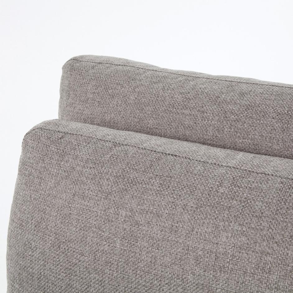 Bloor Sectional Armless in Chess Pewter by FOUR HANDS