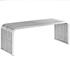 Hartin 47" Stainless Steel Bench In Silver by Modway Furniture