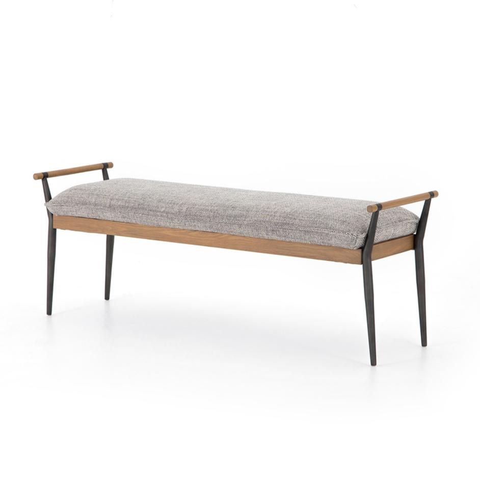 Charlotte Bench-Thames Raven by FOUR HANDS