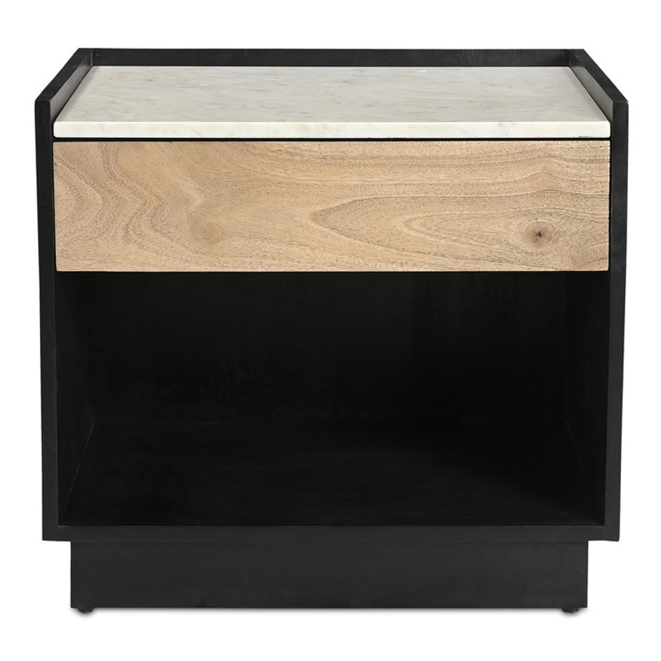 Carter Nightstand Black by Moes Home