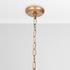 Sarmiento Pendant Natural/Gold by Classic Home