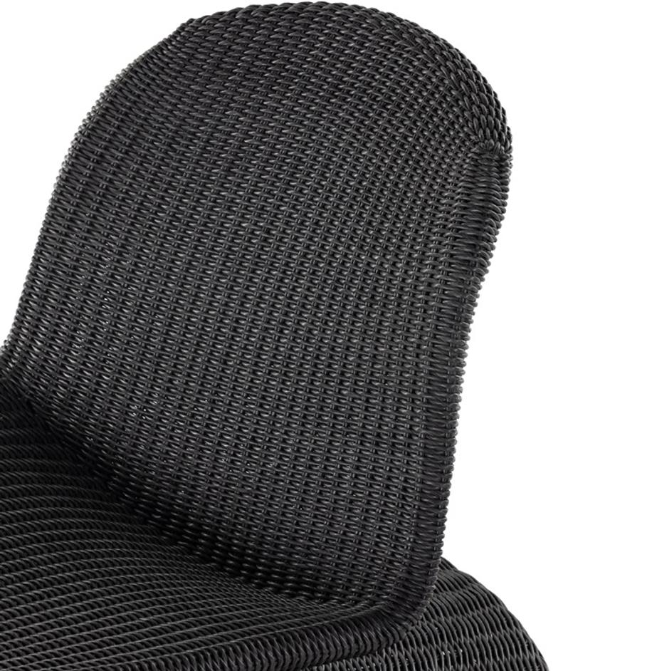 Portia Outdoor Rocking Chair In Coal by FOUR HANDS