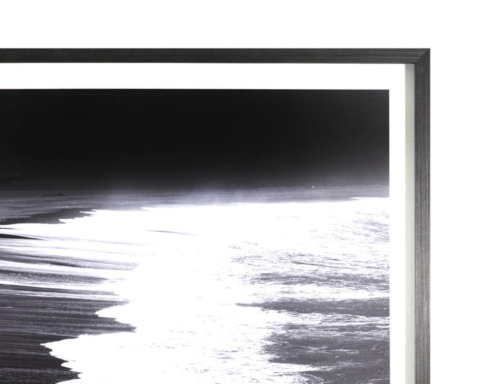 WASHED ASHORE - 48" X 48" - CHARCOAL FRAME by Sunpan