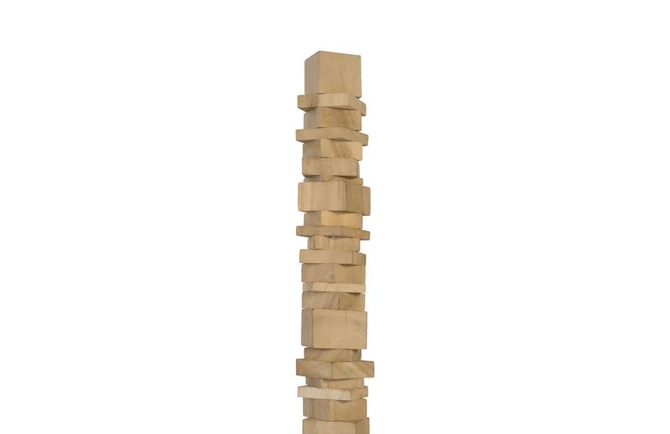 Stacked Wood Floor Sculptures, Bleached, Set of 3 by PHILLIPS COLLECTION