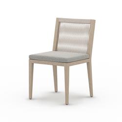Sherwood Outdoor Dining Chair in Brown and Ash by FOUR HANDS