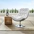 Celestia Wicker Rattan Outdoor Patio Swivel Lounge Chair In Light Gray White by Modway Furniture