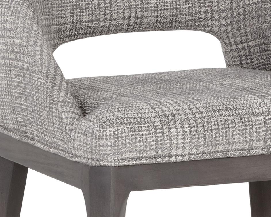 ESTRADA DINING CHAIR - NAYA CHECK LIGHT GREY by Sunpan