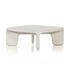 Dante Coffee Table In White Concrete by FOUR HANDS