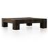 Abaso Coffee Table In Ebony Rustic by FOUR HANDS