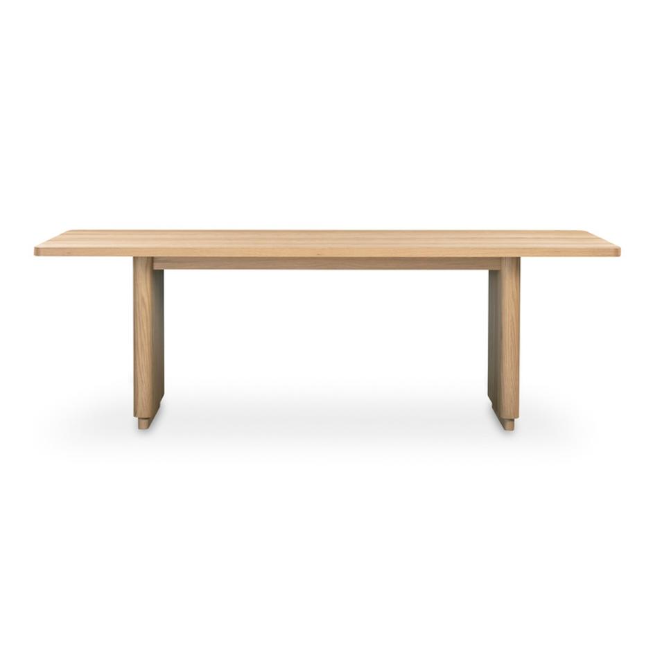 Round Off Small Dining Table Natural Oak by Moes Home