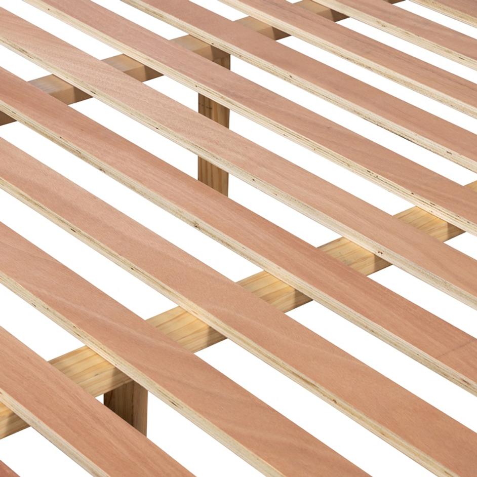 Harriett Bed In Gibson Wheat In King by FOUR HANDS