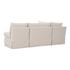 Fable Slipcover Dining Banquette L-Shape Beige 96In by Moes Home