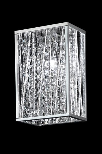 Terra 1 Light Wall Sconce in Chrome Finish by Z-Lite