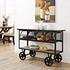 Trettin Serving Stand In Brown by Modway Furniture