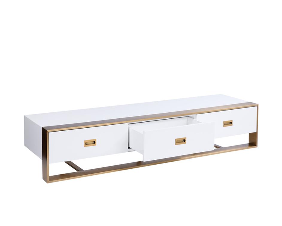 BRIELLE MEDIA CONSOLE AND CABINET by Sunpan