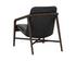 CINELLI LOUNGE CHAIR - DISTRESSED BROWN - BRENTWOOD CHARCOAL LEATHER by Sunpan